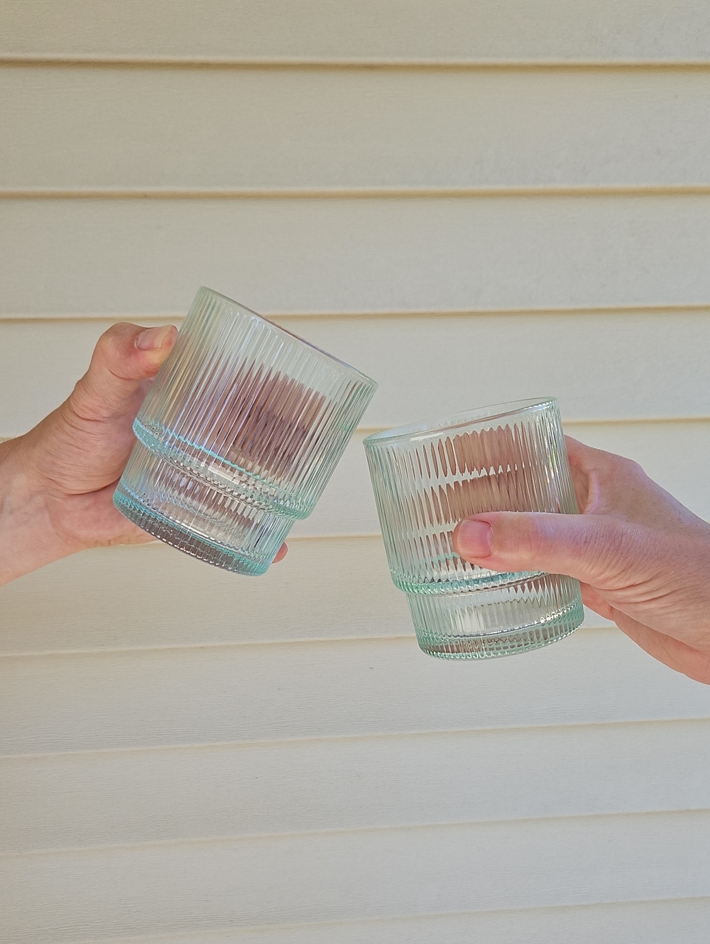 Jonathan Adler Set Of 2 Ribbed Bibi Glasses